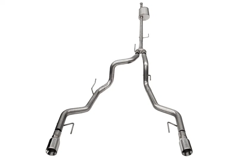 CORSA Performance 21184, 2022-2024 2023 Ford F-150 SuperCrew/5.5ft Bed 5.0L V8 Sport Cat-Back Dual Rear Exit-Polished