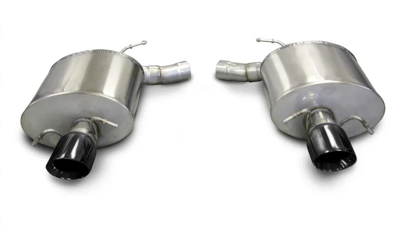 CORSA Performance 14941BLK, 2009-2014 Cadillac CTS Sedan V 6.2L V8 Black Sport Axle-Back Exhaust
