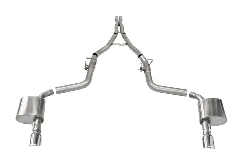 CORSA Performance 21072, 15-23 Charger SRT/Hellcat/Redeye 2.75in Valved Catback Dual Rear Exit w/ Single 4.5inPol Tips