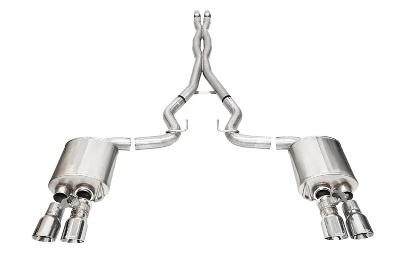 CORSA Performance 21259, 24+ Ford Mustang V8 5.0L 3in Cat-Back Exhaust System w/ Twin 4in Polished Pro-Series Tips