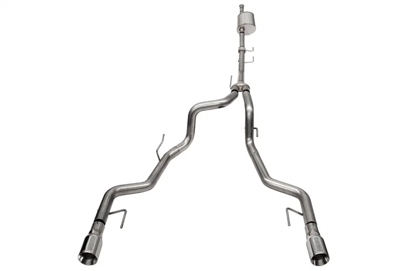 CORSA Performance 21185, 2021-2025 Ford F-150 SuperCrew/5.5ft Bed 3.5L V6 Sport Cat-Back Dual Rear Exit-Polished