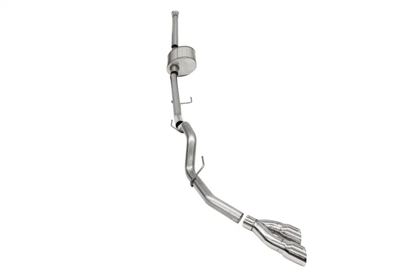 CORSA Performance 21151, 2021-2025 Ford F-150 SuperCrew/6.5in Bed 5.0L V8 Xtreme Cat-Back Dual Side Exit-Polished