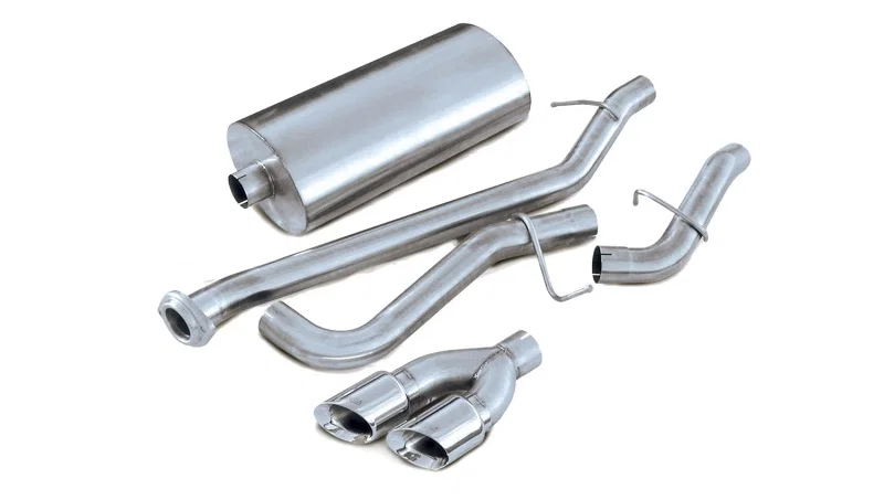 CORSA Performance 14232, 2001-2006 Chevrolet Tahoe 5.3L V8 Polished Sport Cat-Back Exhaust