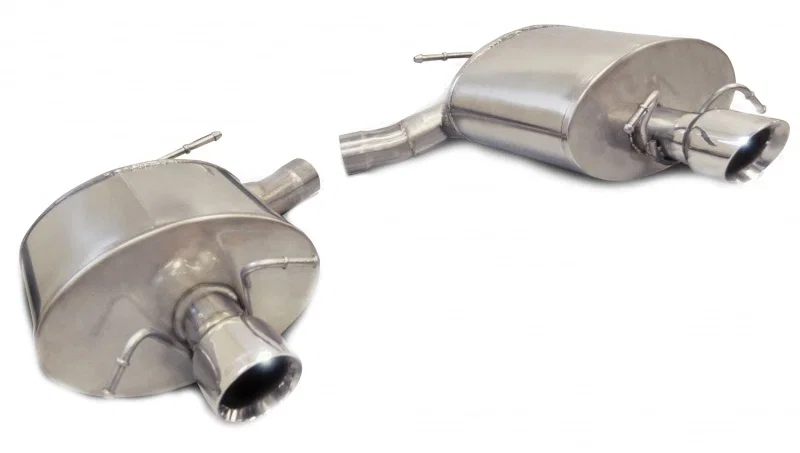 CORSA Performance 14948, 2011-2014 Cadillac CTS Wagon V 6.2L V8 Polished Sport Axle-Back Exhaust