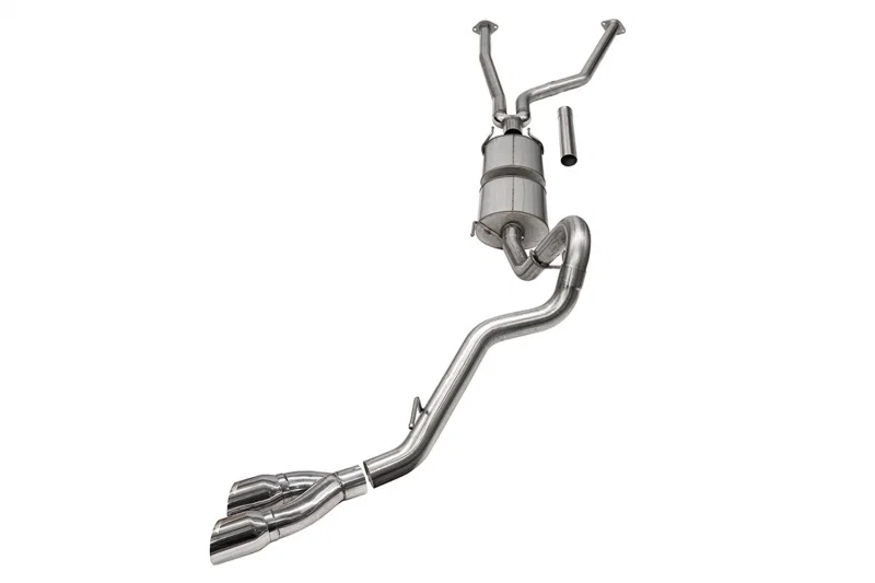 CORSA Performance 21245, 22-25 Toyota Tundra 4WD 3in Sport Cat-Back Side Exit Exhaust System w/ Twin 4in Polished Tips