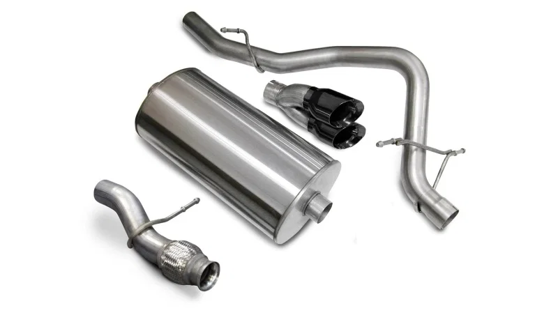 CORSA Performance 14912BLK, 2009-2014 Chevrolet Tahoe 5.3L V8 Black Sport Cat-Back Exhaust