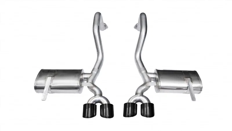 CORSA Performance 14961BLK, 1997-2004 Chevrolet Corvette C5 Z06 5.7L V8 Black Xtreme Axle-Back Exhaust