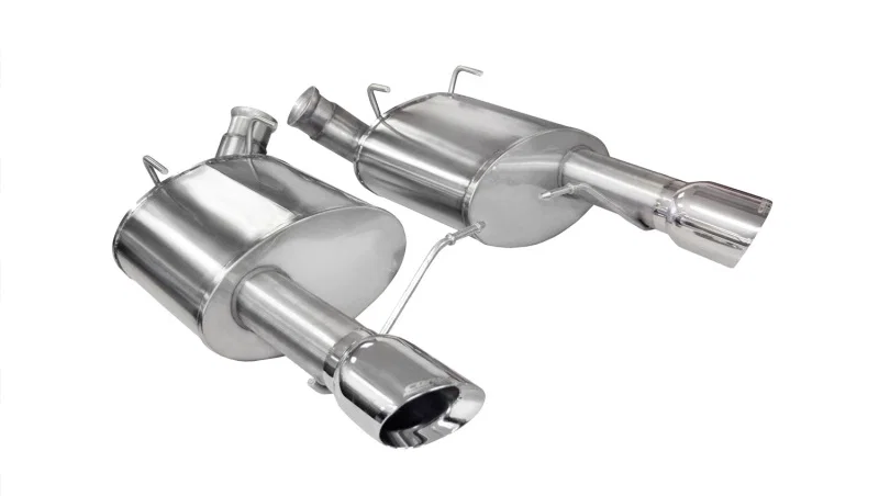 CORSA Performance 14317, 2011-2014 Ford Mustang GT/Boss 302 5.0L V8 Polished Xtreme Axle-Back Exhaust