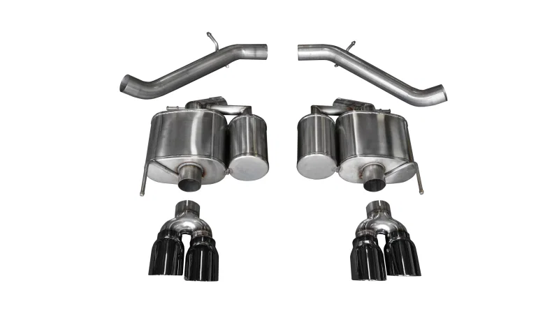 CORSA Performance 14478BLK, 2016-2019 Cadillac ATS-V 3.6T 4in Black Sport Axle-Back Exhaust