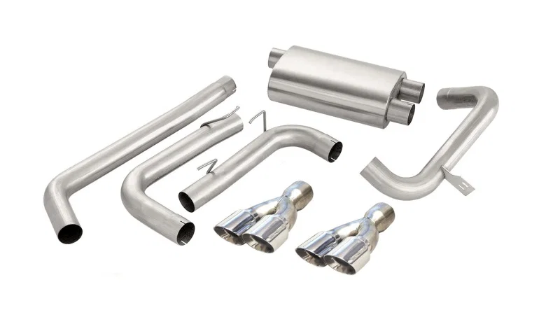 CORSA Performance 14143, 1998-2002 Chevrolet Camaro Convertible Z28 5.7L V8 LS1 Polished Sport Cat-Back Exhaust