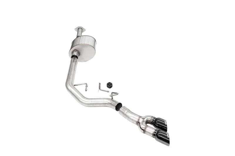CORSA Performance 21330BLK, 15-20 Ford F-150 5.0L (141in WB) 3.0in Lightning Exit Catback w/ 3.5in Twin Black PVD Pro Tips