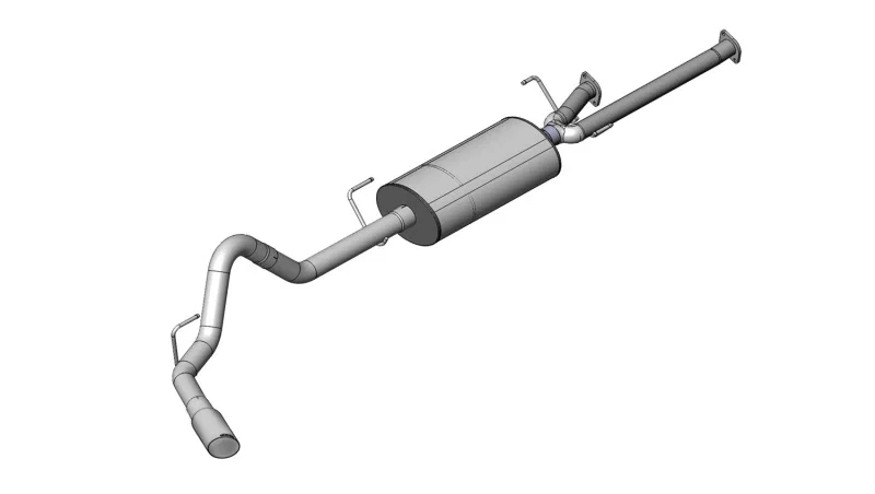 CORSA Performance 24916, 2011-2021 -14 Toyota Tundra Double Cab/Crew Max 5.7L V8 Polished Sport Cat-Back Exhaust