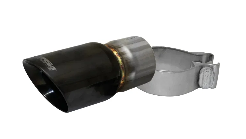 CORSA Performance TK001BLK, Single Universal 2.5in Inlet / 3in Outlet Black PVD Pro-Series Tip Kit