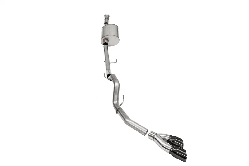 CORSA Performance 21157BLK, 2021-2025 Ford F-150 SuperCab/6.5in Bed 5.0L V8 Sport Cat-Back Single Side Exit-Black PVD