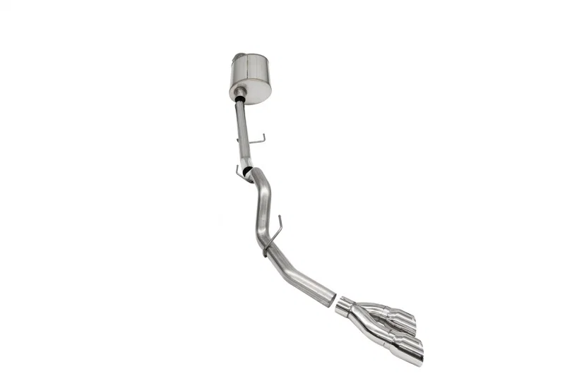 CORSA Performance 21154, 2021-2025 Ford F-150 Regular Cab/ 8in Bed 5.0L V8 Sport Cat-Back Single Side Exit-Polished