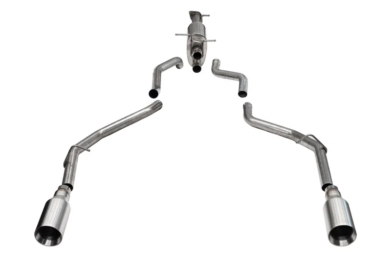 CORSA Performance 21435, 2019+ Ram 1500 5.7L HEMI 3.0in Catback Exhaust System w/ 5.0in Flat Cut Dual Rear Exit Tips