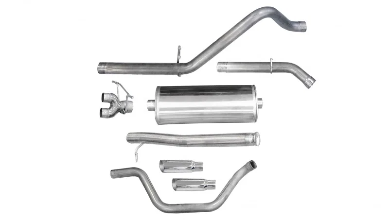 CORSA Performance 24903, 2009-2013 Chevrolet Silverado Reg. Cab/Long Bed 1500 4.8L V8 Polished Sport Cat-Back Exhaust