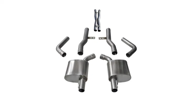 CORSA Performance 21018, 2017-2020 Dodge Charger/Chrysler 300 5.7L V8 Xtreme Cat-Back Dual Rear Exit w/o Tips