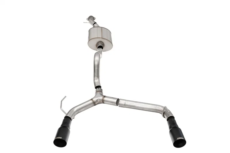 CORSA Performance 21208BPC, 21-25 Ford Bronco 2.7L 2-Door 2.75in Cat-Back Dual Rear Exhaust w/ 4in Straight-Cut Black Tips