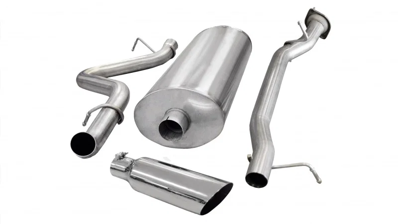 CORSA Performance 24898, dB 07-10 Chevrolet Silverado Crew Cab/Long Bed 2500 6.0L V8 Polished Sport Cat-Back Exhaust