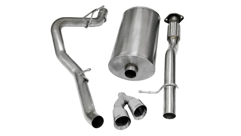 CORSA Performance 14914, 2009-2013 Chevrolet Suburban 1500 5.3L V8 Polished Sport Cat-Back Exhaust