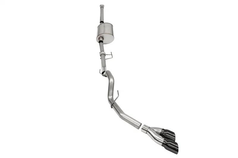 CORSA Performance 21169BLK, 2021-2025 Ford F-150 SuperCrew/6.5in Bed 3.5L V6 Sport Cat-Back Single Side Exit-