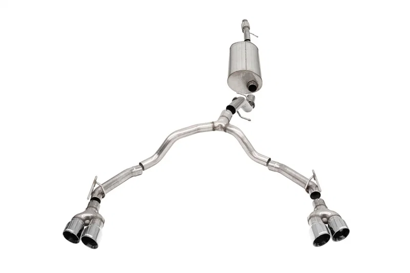 CORSA Performance 21127, 2021-2025 GM Tahoe/Yukon 5.3L 3in. Catback Exhaust - Twin 4in. Exhaust