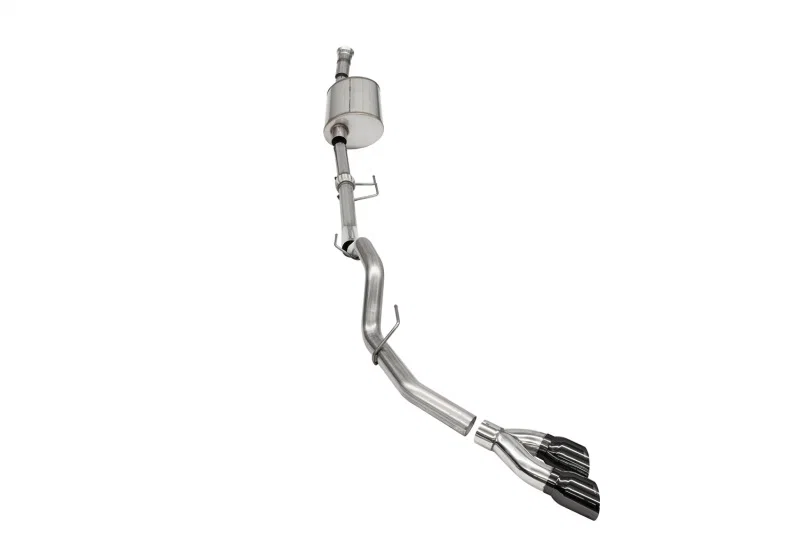 CORSA Performance 21166BLK, 2021-2025 Ford F-150 SuperCab/6.5in Bed 3.5L V6 Sport Cat-Back Single Side Exit-