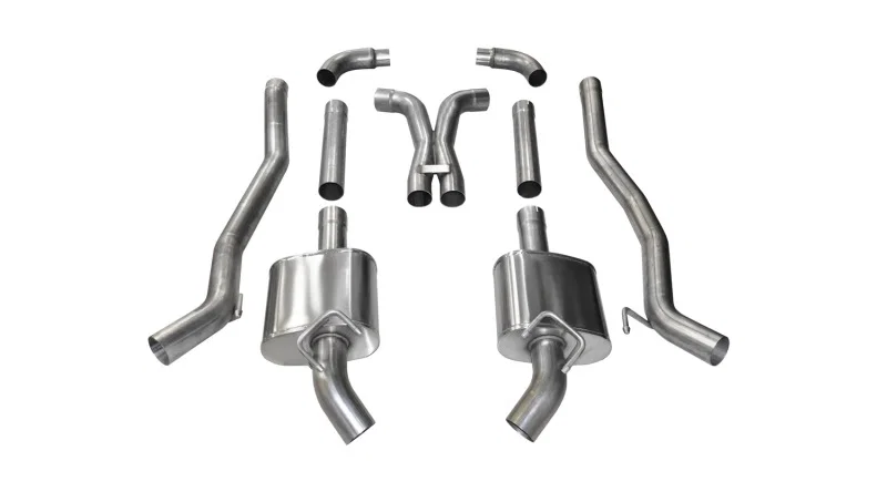 CORSA Performance 14976, 2011-2013 Chevrolet Camaro SS 6.2L V8 Manual Xtreme 3in Cat-Back (No Tips Uses Factory Bezels)