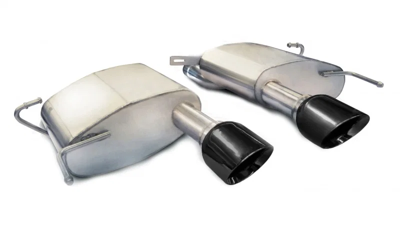 CORSA Performance 14942BLK, 2011-2015 Cadillac CTS Coupe V 6.2L V8 Black Sport Axle-Back Exhaust