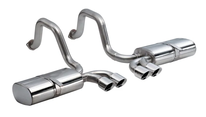 CORSA Performance 14111, 1997-2004 Chevrolet Corvette C5 Z06 5.7L V8 Polished Sport Axle-Back Exhaust