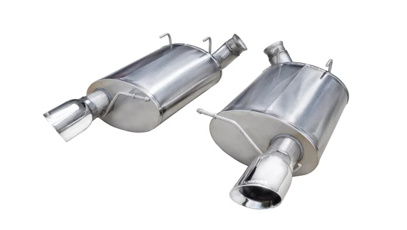 CORSA Performance 14320, 2011-2012 Ford Mustang Shelby GT500 5.4L V8 Polished Sport Axle-Back Exhaust