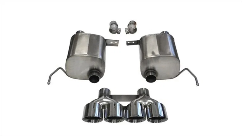 CORSA Performance 14762, 2014-2019 Corvette C7 Coupe 6.2L V8 AT/MT 2.75in Valve-Back Dual Rear Exit Polished Xtreme Exh