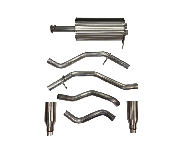 CORSA Performance 21035, 19-24 Ram 1500 5.7L Crew Cab w/ 57in or 76in Bed Cat-Back Dual Rr Exit 5in Satin Polished Tips