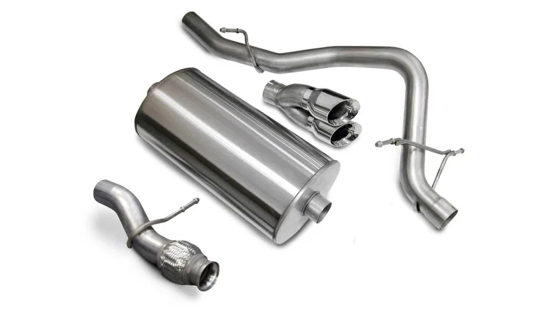 CORSA Performance 14912, 2009-2014 Chevrolet Tahoe 5.3L V8 Polished Sport Cat-Back Exhaust