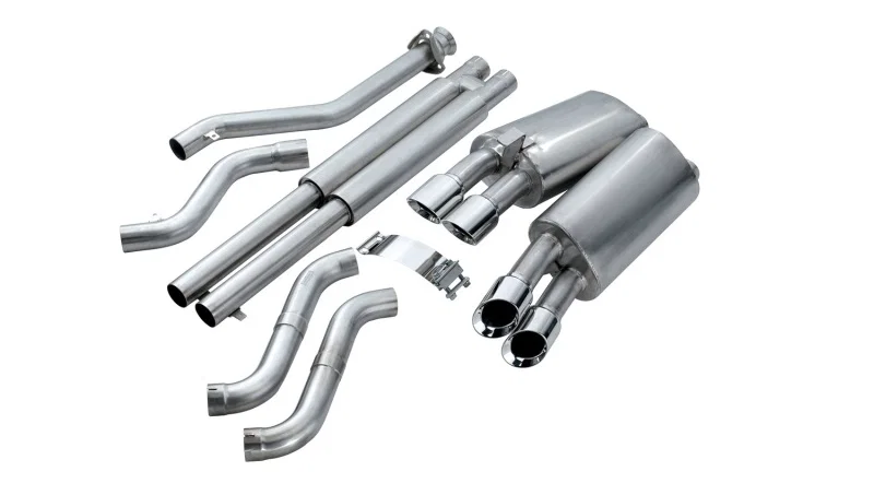 CORSA Performance 14116, 1992-1995 Chevrolet Corvette C4 5.7L V8 LT1 Sport Cat-Back Exhaust w/ Twin 3.5in Polished Tips