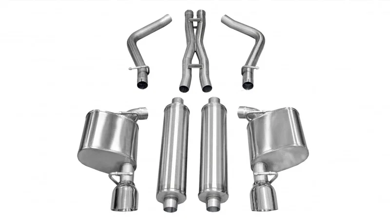 CORSA Performance 14537, 2011-2014 Chrysler 300 R/T 5.7L V8 Polished Xtreme Cat-Back Exhaust
