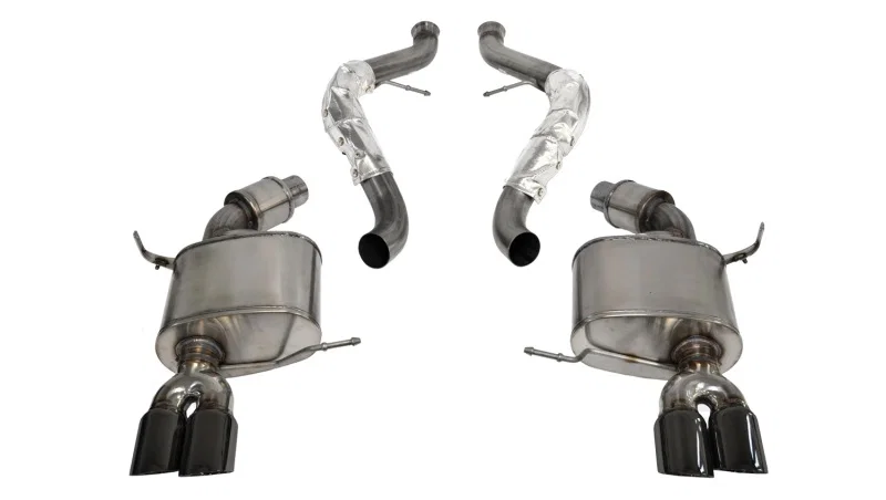 CORSA Performance 14568BLK, 2008-2012 BMW M3 Convertible E93 Black Sport Cat-Back Exhaust