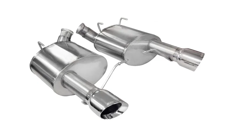 CORSA Performance 14316, 2011-2014 Ford Mustang GT/Boss 302 5.0L V8 Polished Sport Axle-Back Exhaust