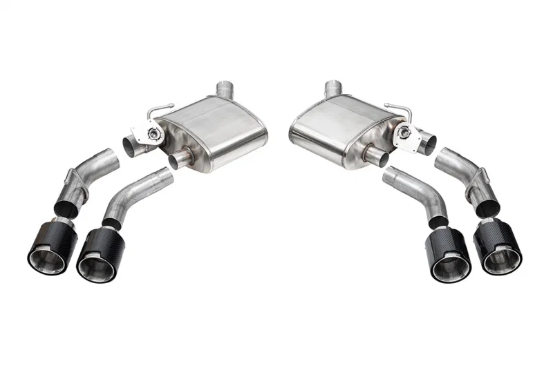 CORSA Performance 21789CF, 2016-2024 Chevrolet Camaro SS / ZL1 Valved Axle-Back Exhaust w/ Carbon Fiber Quad Tips