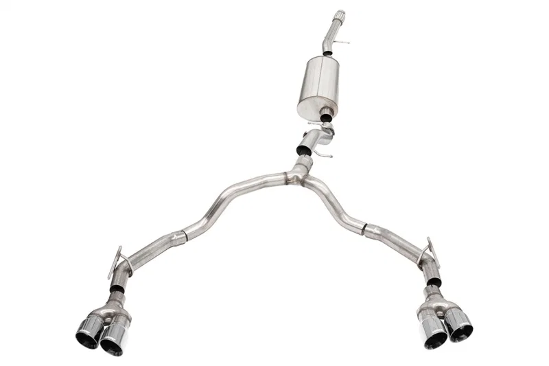 CORSA Performance 21130, 2021-2025 Suburban/GMC Yukon XL 6.2L 4WD Dual Rear 3/2.75in Sport Cat-Back DW 4in Pol Tips