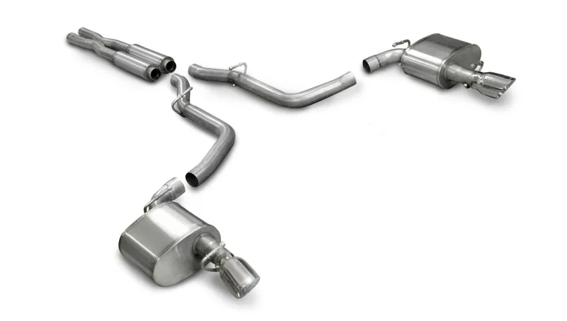 CORSA Performance 14440, 2005-2010 Dodge Charger No Towing Hitch SRT-8 6.1L V8 Polished Xtreme Cat-Back Exhaust