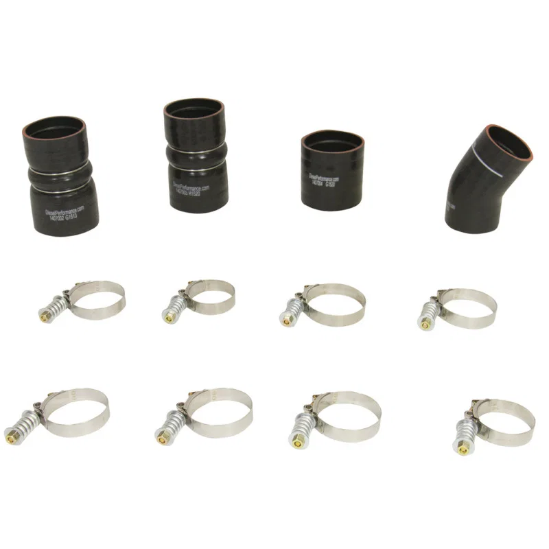 BD Diesel 1047035, Intercooler Hose & Clamp Kit - 2003-2007 Ford 6.0L PowerStroke