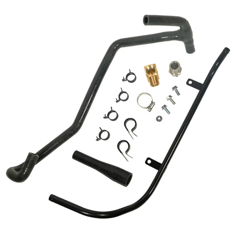 BD Diesel 1047137, 03-05 Dodge Cummins (5.9L) Howler Turbo Coolant Tube Relocation Kit