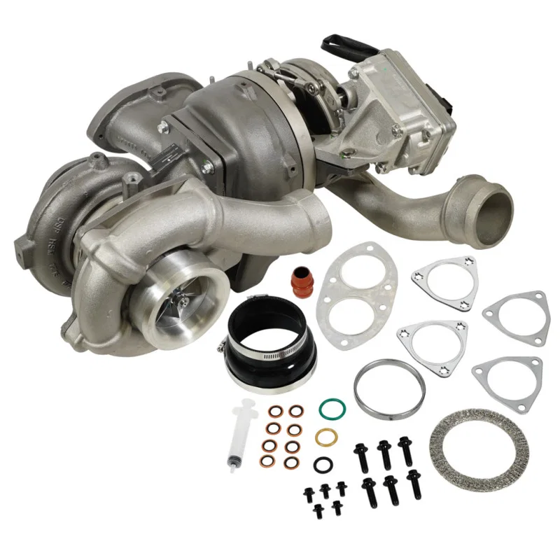 BD Diesel 1047083, Screamer V2S Twin Turbo System - Ford 6.4L 2008-2010 w/o Air Intake Kit
