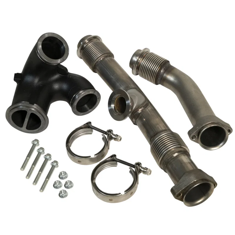 BD Diesel 1043918, UpPipe Kit - Ford 2004.5-2007 6.0L Powerstroke w/EGR Connector