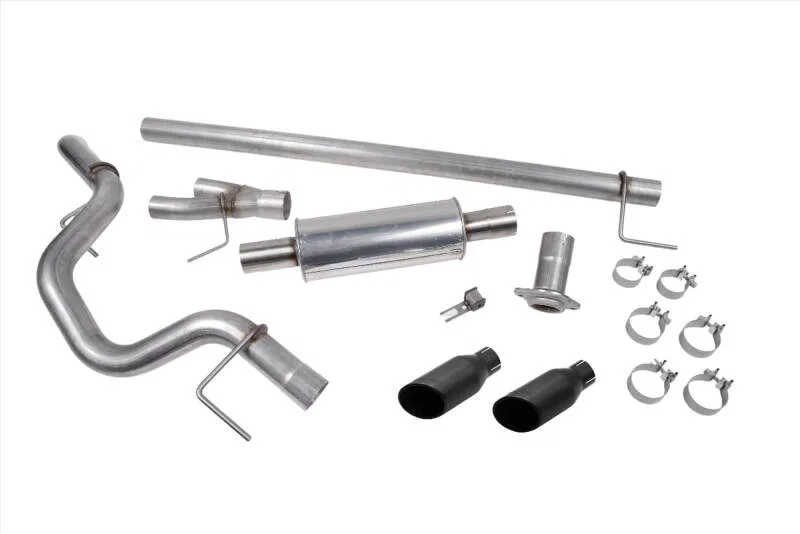 Roush 422266-BLK, 21-24 Ford F-150 5.0L V8 Side Exit Catback Performance Exhaust w/ Black Tips