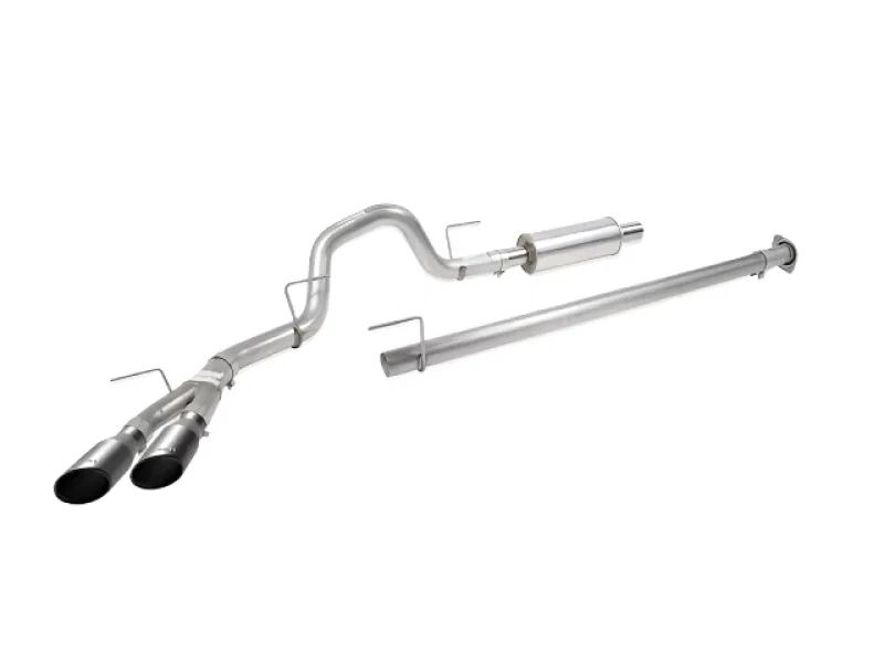 Roush 421985-BLK, 15-20 F-150 5.0L/3.5L/2.7L Black Tip Cat Back Exhaust