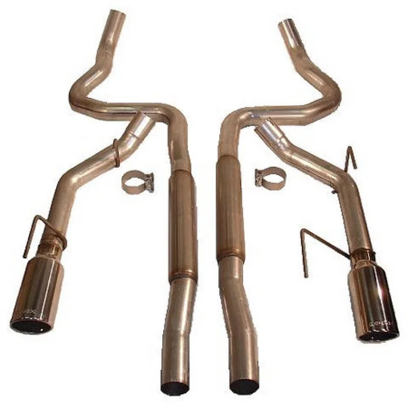 Roush 403936, 2005-2009 Ford Mustang GT/GT500 Enhanced Sound Dual Cat-Back Exhaust Kit