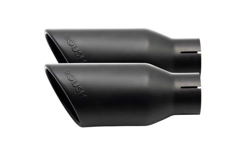 Roush 422318, 15-24 Ford F-150 5.0L 4in Black Exhaust Dual Tips - Pair